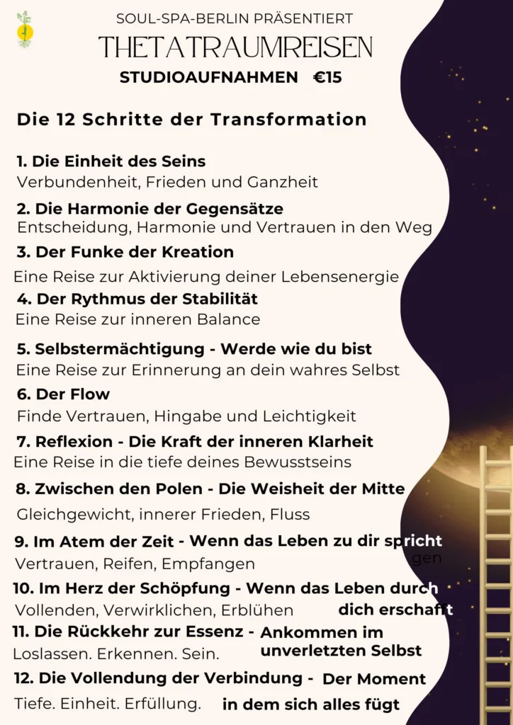Traumreisen 12 Stufen der Transformation